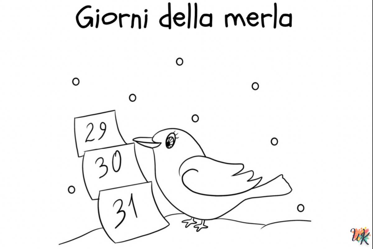 Giorni della Merla 7 Disegni da Colorare Giorni della Merla 5